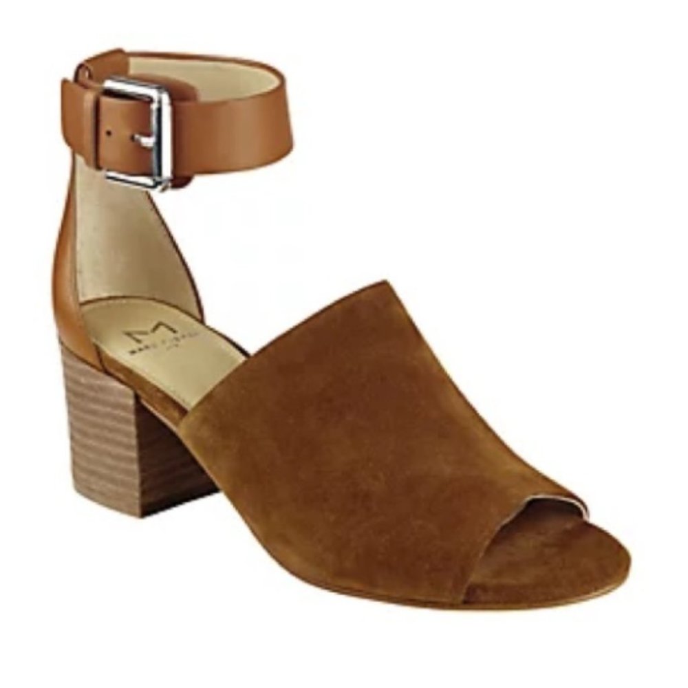 Marc Fisher Suede "Robe" Block Heel